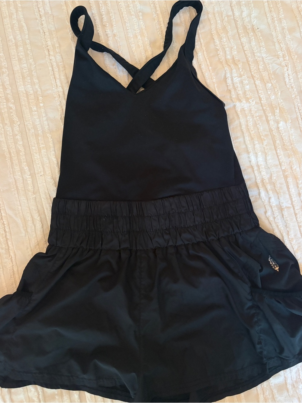 Free People runsie romper black